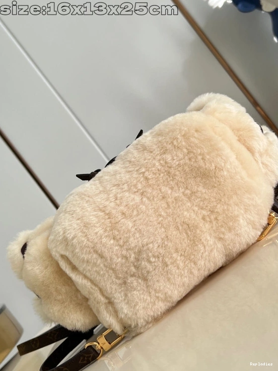Cheap Ski Teddy Backpack Nano Vuitton Louis 0803